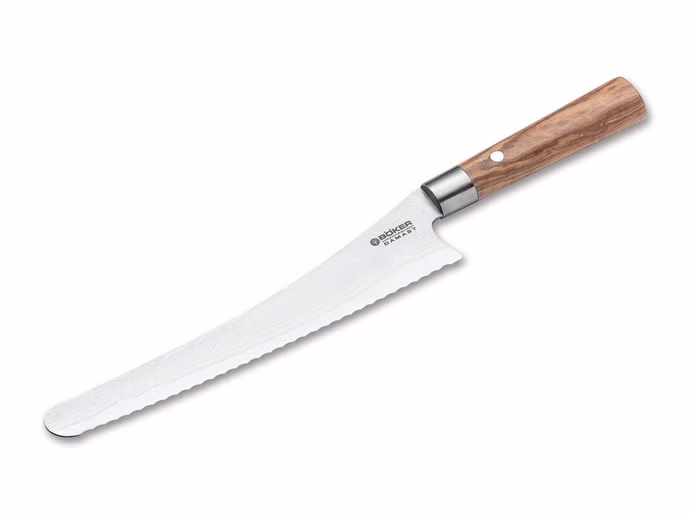 boeker-manufaktur-solingen-boeker-damast-olive-brotmesser.jpg Böker Damast Olive Brotmesser Vorderseite