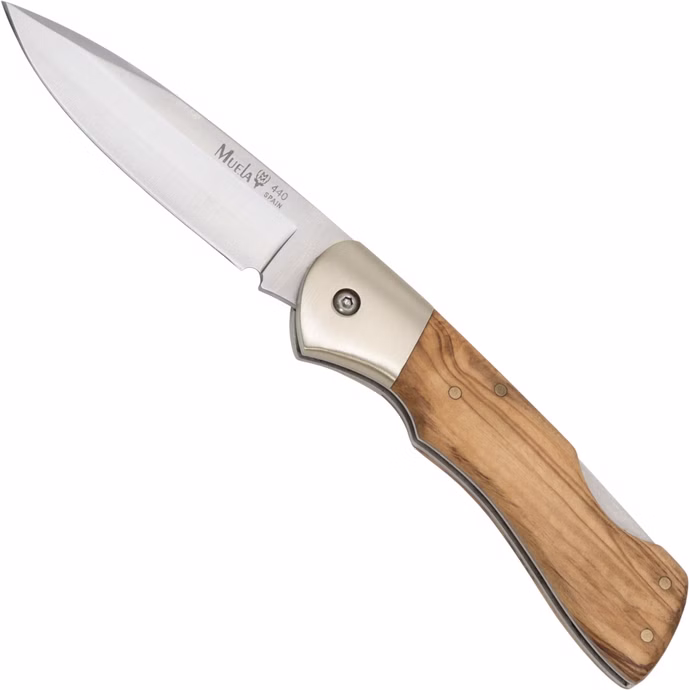 muela-taschenmesser-440-stahl-olivenholz.jpg Muela Taschenmesser 440-Stahl Olivenholz Vorderseite