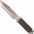 Haller Outdoormesser  Tantoklinge  Damast-Optik Vorderseite