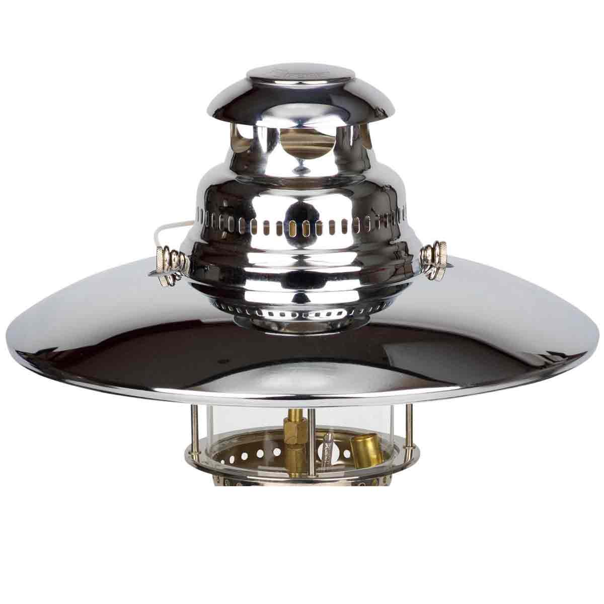 Reflektorschirm Stahl verchromt für Petroleumlampe HK350   HK500 - Petromax