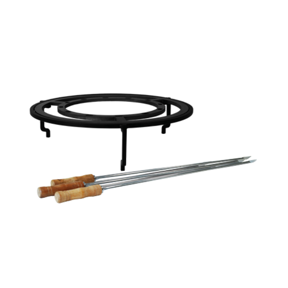 OFYR Brazilian Grillbesteckset Grillwerkzeug Edelstahl schwarz