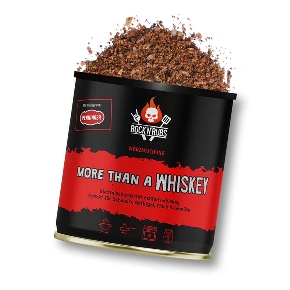 Rock'n'Rubs "More than a Whiskey" Silver Line Rub | 130g