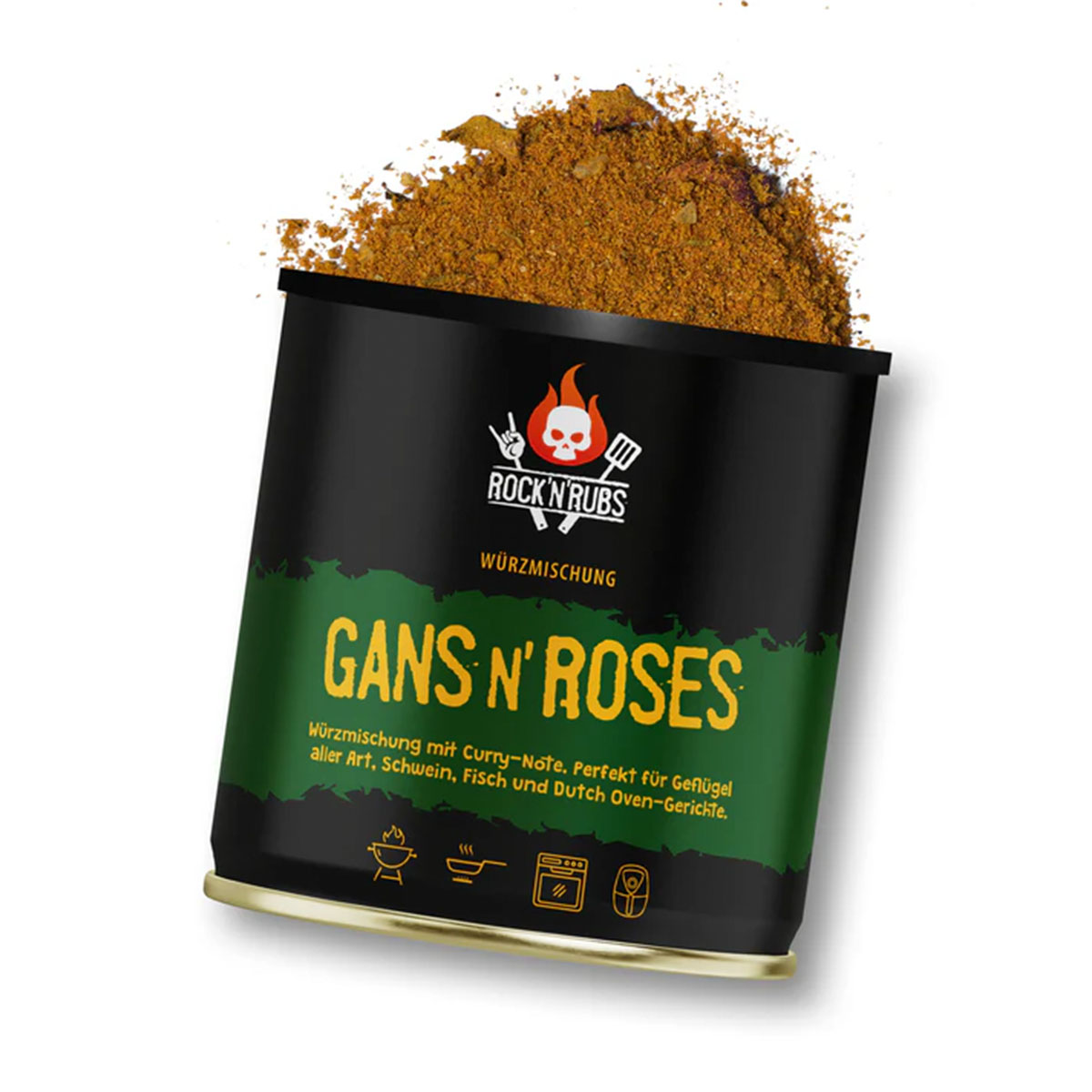 Rock'n'Rubs "Gans N' Roses" Gold Line Rub | 140g