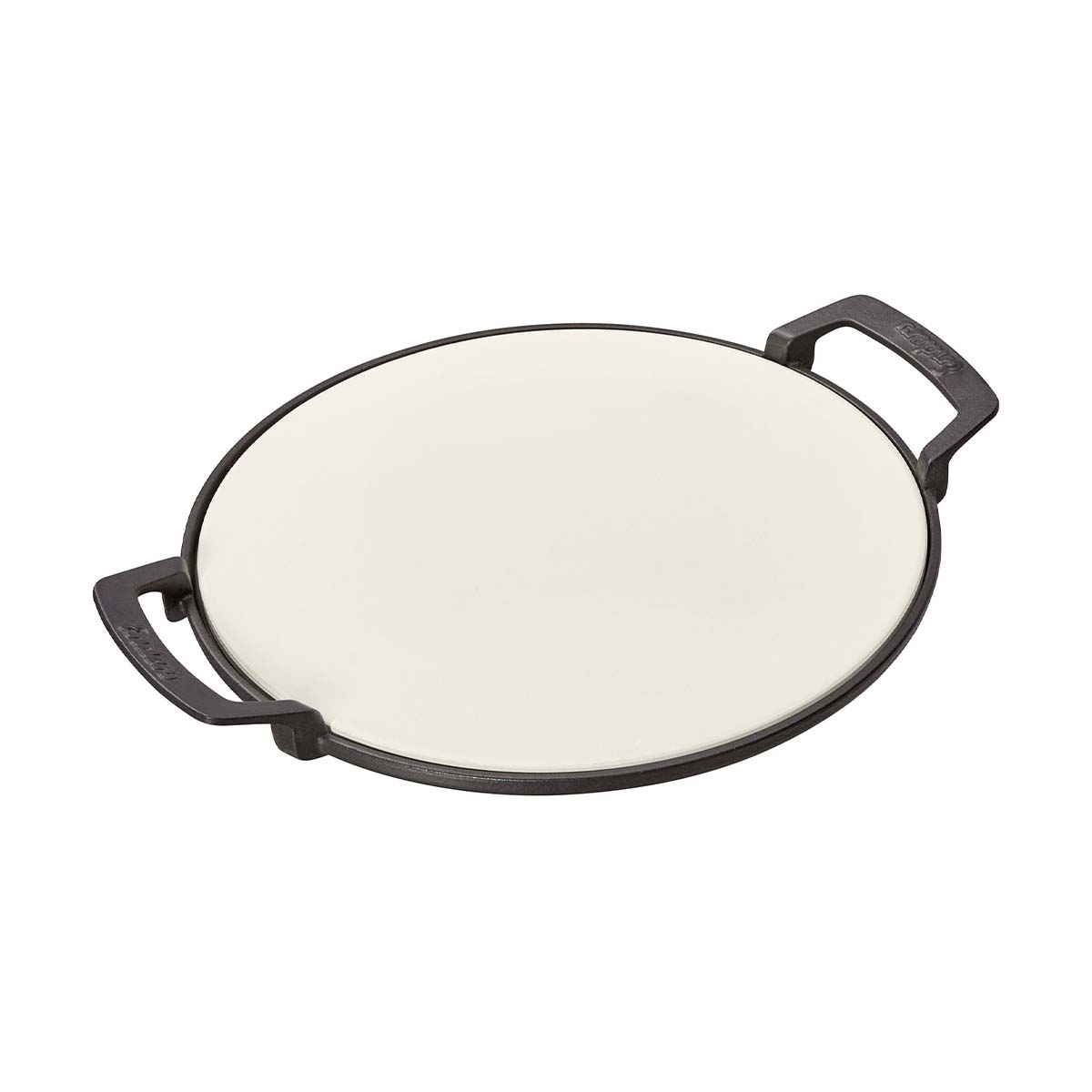 Pizzastein ENDERS SWITCH GRID™ beige B41cm H45cm T33cm Gusseisen Keramik Backbleche passend für das SWITCH GRID™