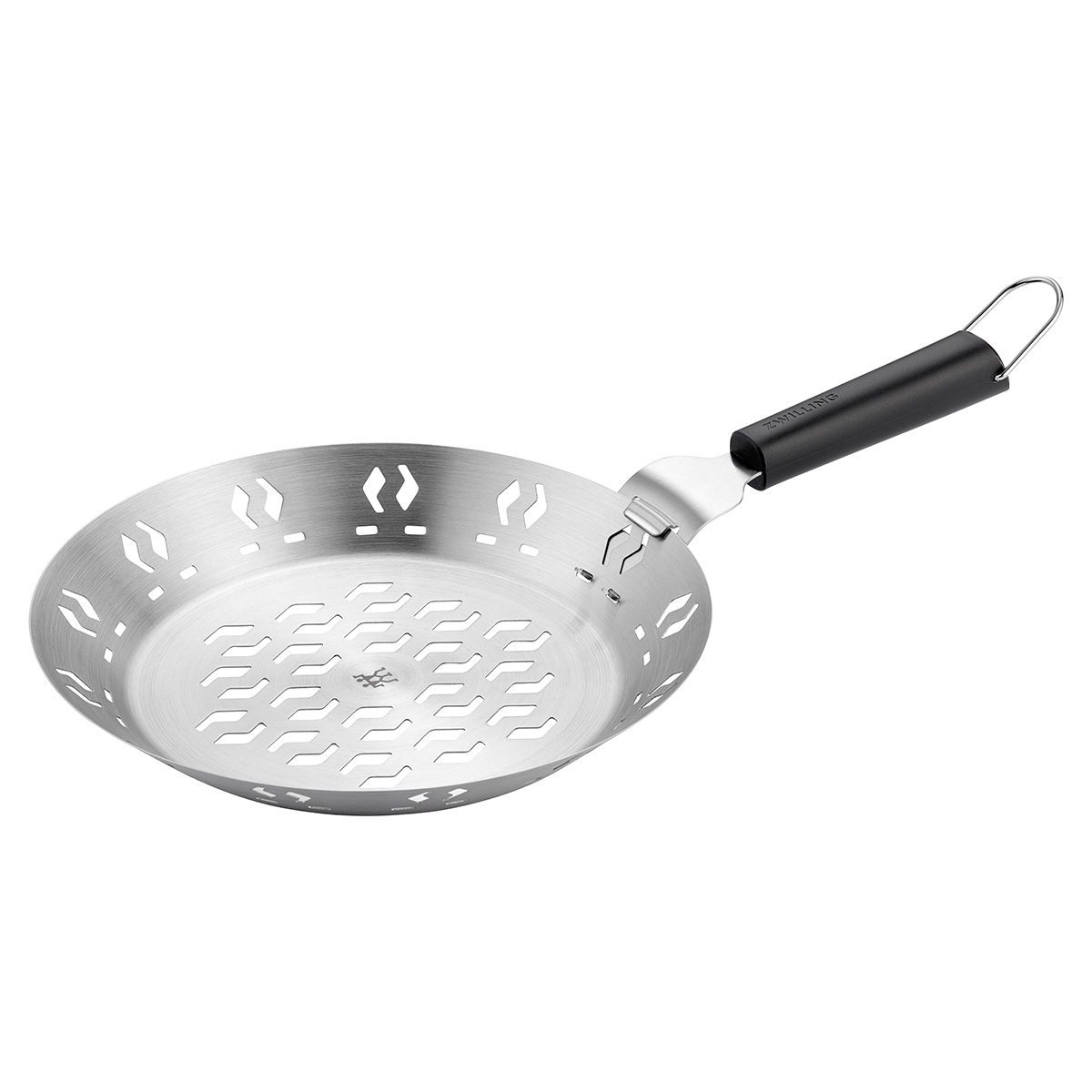 ZWILLING BBQ+ Grillkorb mit Griff 26 cm Edelstahl Silber