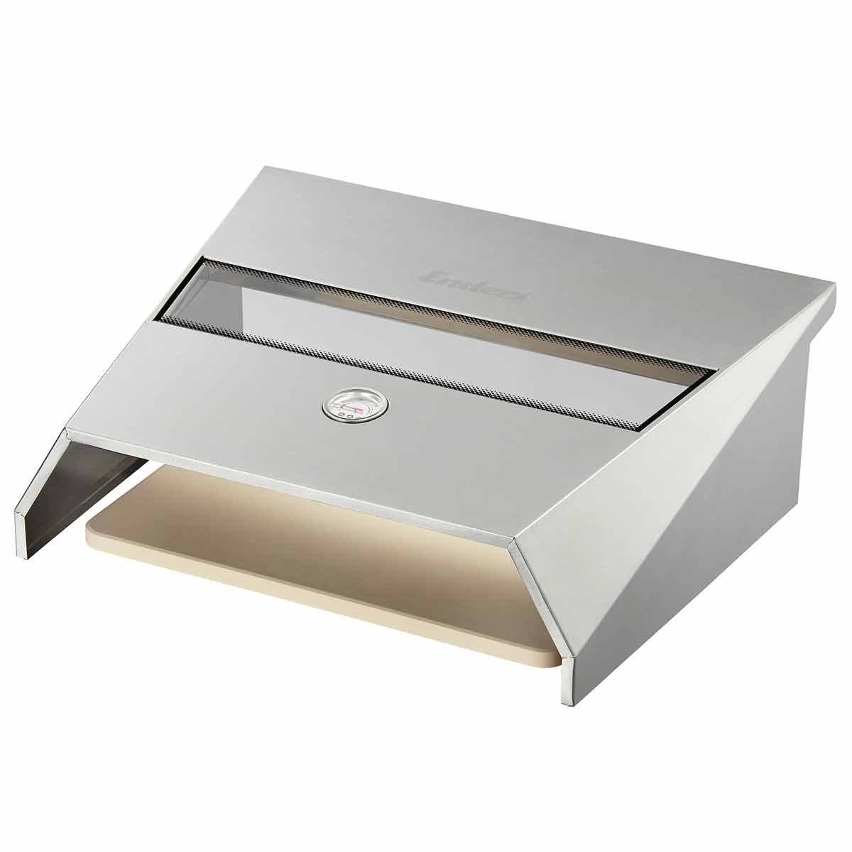 Pizzaofen-Grillaufsatz ENDERS Turbo silber (edelstahlfarben) B50cm H7cm T41cm Edelstahl Backbleche für 3- 4-Brenner mit Backburner