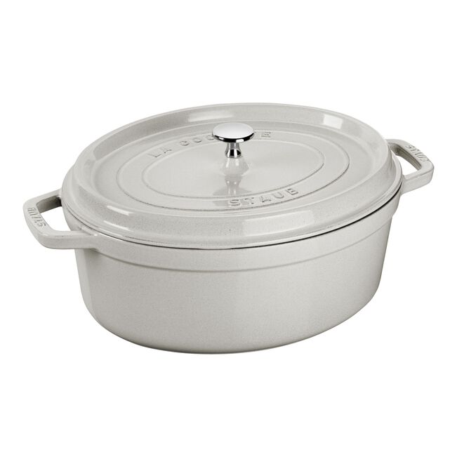 KOM OVAAL 31 CM WHITE TRUFFLE NEW CLASSIC STAUB 11031107