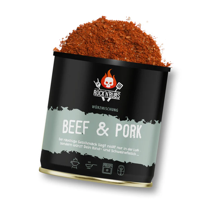 ROCK N RUBS Ultimative Würze - Beef & Pork 140g MHD 02/28