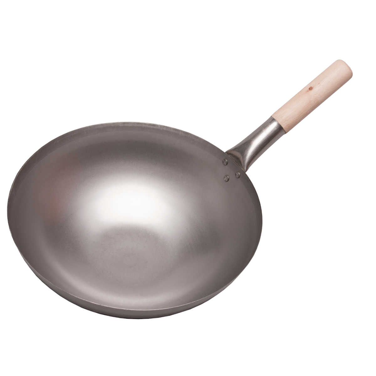 Monolith Wok aus Stahl mit rundem Boden | Ø 35 cm