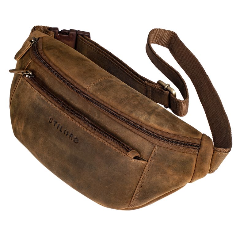 "Bryce" Bauchtasche Leder Gürteltasche Vintage "Bryce" Bauchtasche Leder Gürteltasche Vintage
