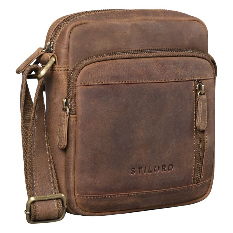 "Trae" Tasche Herren Umhängetasche klein Leder "Trae" Tasche Herren Umhängetasche klein Leder