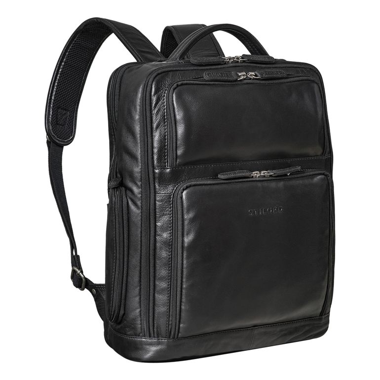 "Jayden" Business Rucksack Leder 15 16 17 Zoll Laptopfach Damen Herren "Jayden" Business Rucksack Leder 15 16 17 Zoll Laptopfach Damen Herren