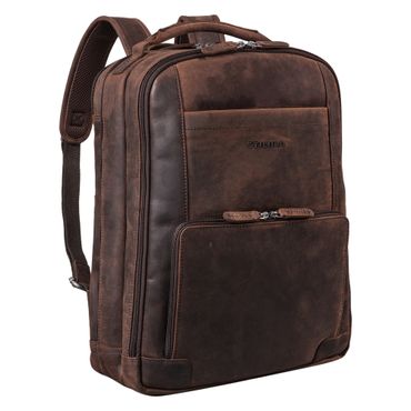 "Harlow" Leder Rucksack für Herren XL mit Laptop Fach 15 bis 17 Zoll groß "Harlow" Leder Rucksack für Herren XL mit Laptop Fach 15 bis 17 Zoll groß