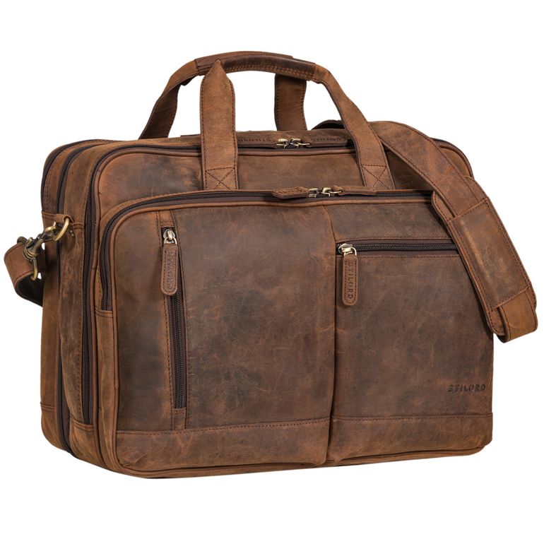 "Arnold" Geräumige Laptoptasche Leder "Arnold" Geräumige Laptoptasche Leder