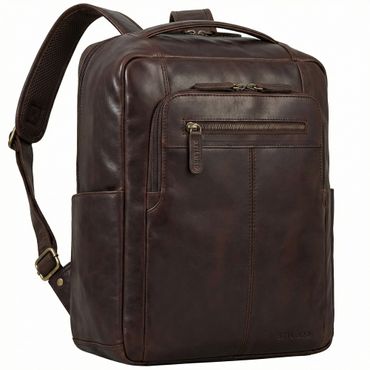 "Guido" Exklusiver Business Lederrucksack 15,6 Zoll Groß "Guido" Exklusiver Business Lederrucksack 15,6 Zoll Groß