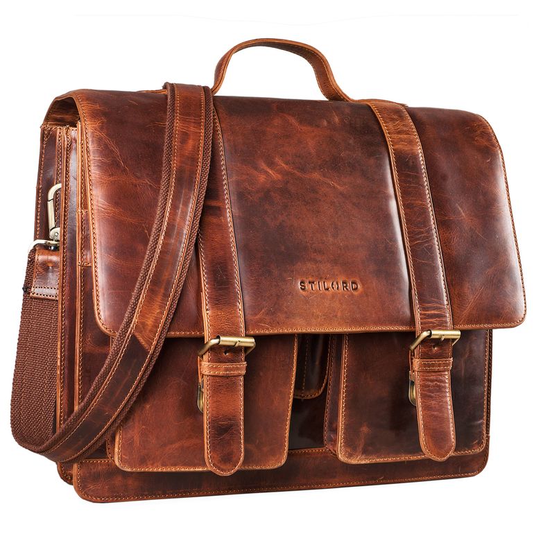 Klassiche Lehrertasche groß Leder Klassiche Lehrertasche groß Leder