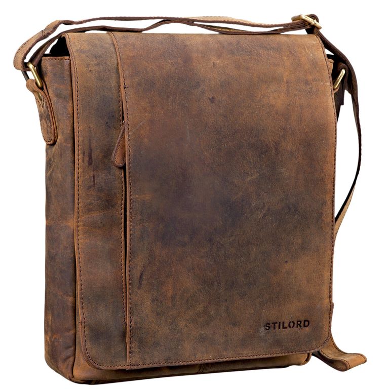 Vintage Ledertasche Messenger Bag hoch Vintage Ledertasche Messenger Bag hoch