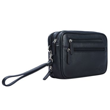 "Nero" Vintage Handgelenktasche Clutch Herren Echtleder Schwarze Handgelenktasche Echtleder