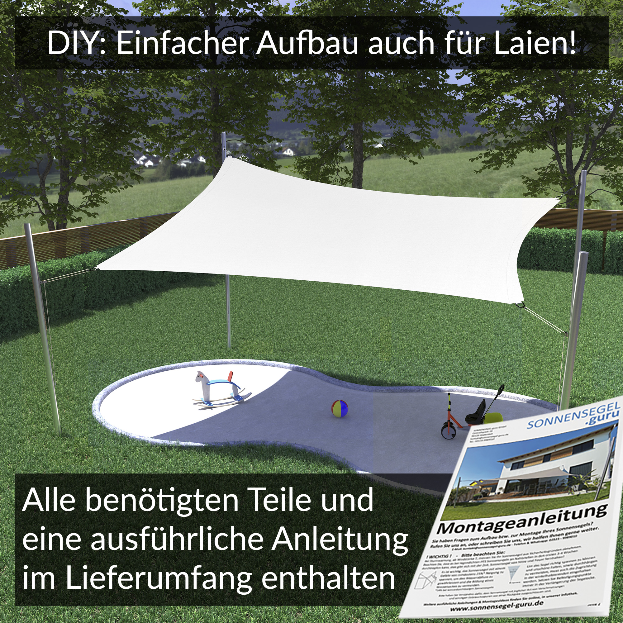 balkon markise zum klemmen tillvex Klemmmarkise 400cm breit mit Handkurbel | Balkonmarkise ohne Bohren | UV-beständig, wasserdicht & höhenverstellbar govx Deuter ORBIT SL +5C Größe:120 cm