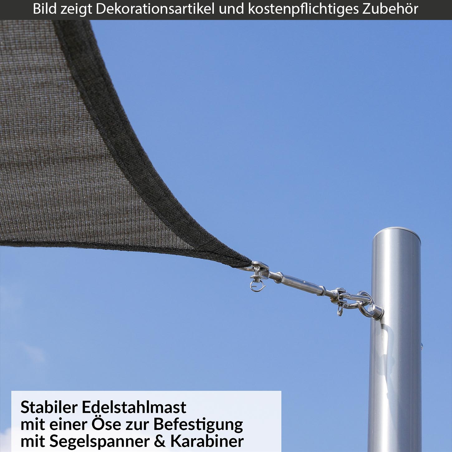 sonnensegel für überdachung Komplettset Terrassendach verschiedene Größen - hell Silbergrau hundeschlafsack Edelstahl Zugfedern mit Haken,Spannfeder Colour:Olive