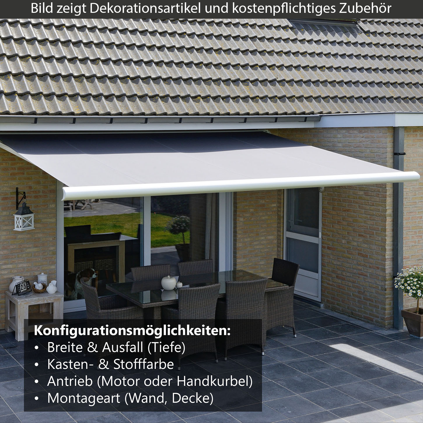 markise für balkon zum klemmen tillvex Klemmmarkise 400cm breit mit Handkurbel | Balkonmarkise ohne Bohren | UV-beständig, wasserdicht & höhenverstellbar Size:0-3M release:2014 Mit der Demo wollen
