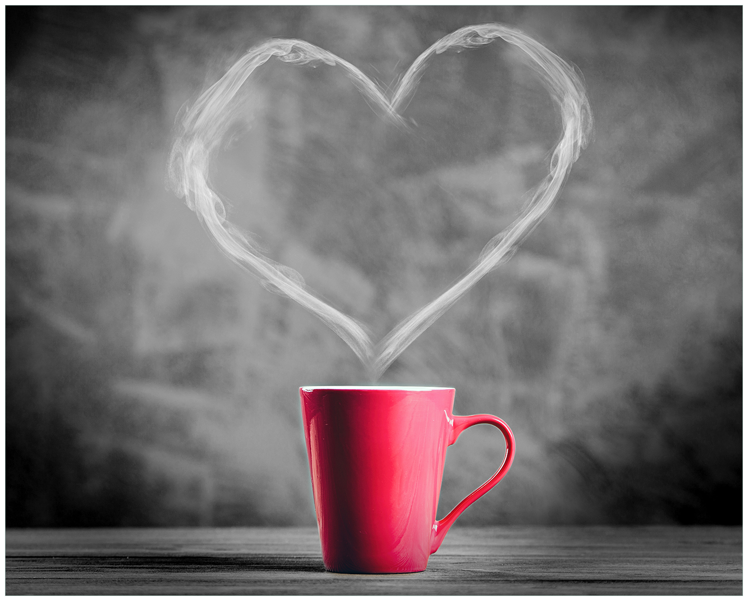 Poster Tasse mit Kaffee