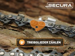 4x SECURA Sägekette 3/8