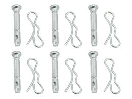 SECURA 6x Scherbolzen 6mm passend Holzinger MTD Stiga Yard-Man White Schneefräse