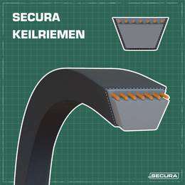 Keilriemen Motor-Zwischenwelle für Husqvarna Rider 2007-2010 544400201 589530401