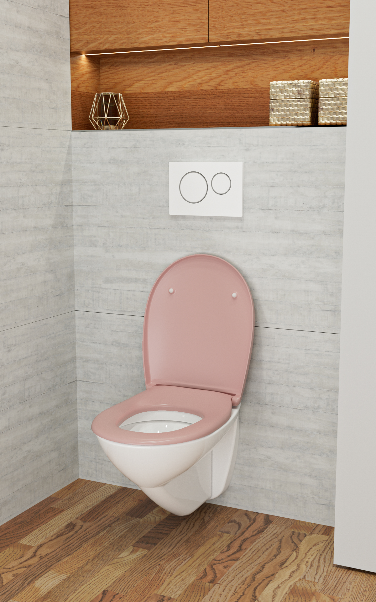 WC-Sitz mit Absenkautomatik C100 oval, Duroplast