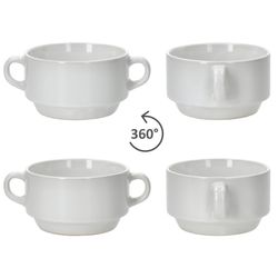 03-24301796-HIT-Stiva-Suppen-Schalen-mit-Henkel-weiss-360-Grad-Ansicht.jpg 12er Set Stiva Suppenschale weiß 250 ml_Bild_3