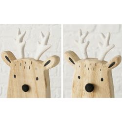 06-2025887-Boltze-Deko-Figur-Boris-Kopf-Weiss.jpg B. 4tlg Set Deko-Aufsteller Hirsch Boris - 2025887"_Bild_6