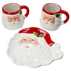 01-24306374-24306351-HIT-3tlg-Set-Santa-Gebaeckteller-Kaffeebecher.jpg 3tlg Set Santa - 2x Kaffeebecher 24306351 + 1x Gebäckteller 24306374_Bild_1