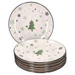 6er Set Weihnachtsbaum Speiseteller - 23105701_Bild_1