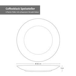06-24326292-HIT-Coffeeblack-Speiseteller-Bemassung.jpg 18tlg Coffeeblack Teller Set 6 Personen_Bild_6