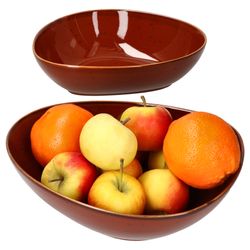 02-211559-Ritzenhoff-und-Breker-Marron-Taste-Schale-27x21cm-2er-Set-Deko.jpg 2er Set Servierschale Marron Taste - 211559_Bild_2
