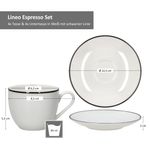 4er Set Lineo Espressotasse mit Untertasse - 404951 + 404968_Bild_6