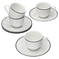 02-404951-404968-Ritzenhoff-und-Breker-Lineo-Espressotassen-8tlg-Set.jpg 4er Set Lineo Espressotasse mit Untertasse - 404951 + 404968_Bild_2