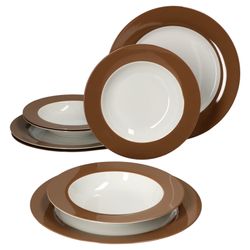 01-545760-545777-Ritzenhoff-und-Breker-Nougat-Doppio-8tlg-Tafelservice.jpg 8tlg. Tafelservice Nougat Doppio für 4 Personen - 4 x 545777 + 4 x 545760 _Bild_1