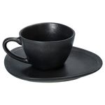 4er Set Manhattan Espressotasse mit Untertasse für 4 Personen schwarz - 24322661_Bild_3
