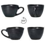 4er Set Manhattan Espressotasse mit Untertasse für 4 Personen schwarz - 24322661_Bild_4