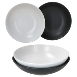 02-24327161-24304358-HIT-Nero-Bianco-Suppenteller-4er-Set-gemischt.jpg 4er Set Suppenteller Nero Bianco weiß & schwarz_Bild_2