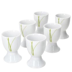 02-Van-Well-Eierbecher-Bali-6er-Set.jpg 6er Set Bali Eierbecher 6 Personen grüne Grashalme - 6 x Eierbecher_Bild_2