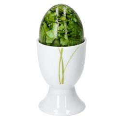 03-Van-Well-Eierbecher-Bali-Einzeln-mit-Ei.jpg 6er Set Bali Eierbecher 6 Personen grüne Grashalme - 6 x Eierbecher_Bild_3