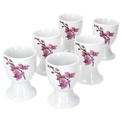 02-Van-Well-Eierbecher-Kyoto-6er-Set.jpg 6er Set Kyoto Eierbecher 6 Personen lilafarbene Orchideen - 6 x Eierbecher_Bild_2