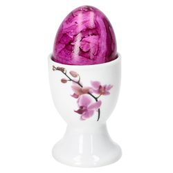 03-Van-Well-Eierbecher-Kyoto-Einzeln-mit-Ei.jpg 6er Set Kyoto Eierbecher 6 Personen lilafarbene Orchideen - 6 x Eierbecher_Bild_3