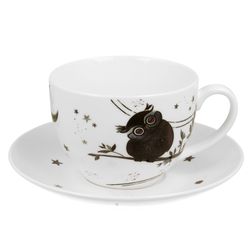 03-5902693925026-Duo-Charming-Owls-Tasse-Untertasse-for-two-Einzeln.jpg Charming Owls Tassen-Set für 2 Personen 200 ml + Geschekkarton - 925026 9393877_Bild_3