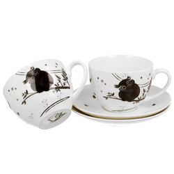 04-5902693925026-Duo-Charming-Owls-Tasse-Untertasse-for-two-Stapel.jpg Charming Owls Tassen-Set für 2 Personen 200 ml + Geschekkarton - 925026 9393877_Bild_4