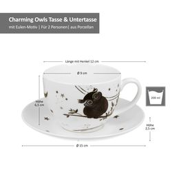 07-5902693925026-Duo-Charming-Owls-Tasse-Untertasse-for-two-Bemassung.jpg Charming Owls Tassen-Set für 2 Personen 200 ml + Geschekkarton - 925026 9393877_Bild_7