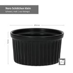 8er Set Creme Brulee Schale NERO 9x5cm schwarz - 24302121_Bild_6